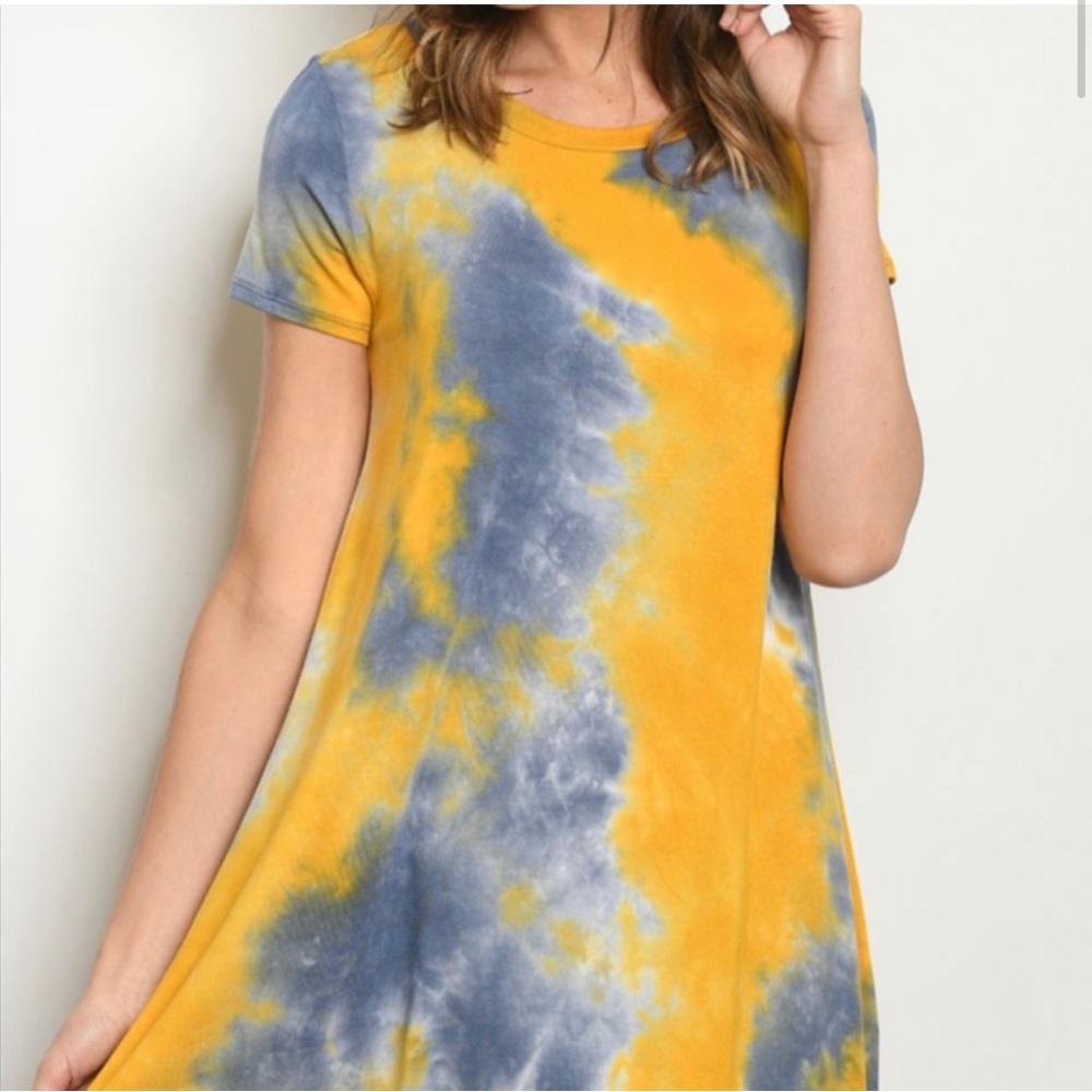 Tie dye dress tshirt style - Picture 4 of 4